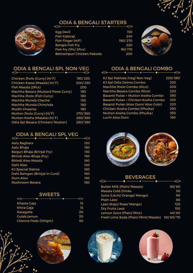 Khao Jamke menu