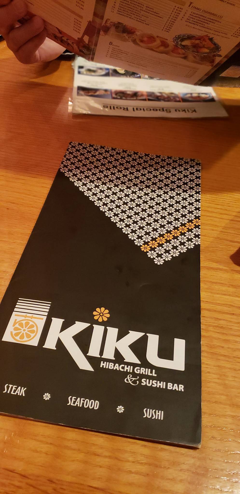 Menu at Kiku Restaurant, Paramus, 365 NJ17
