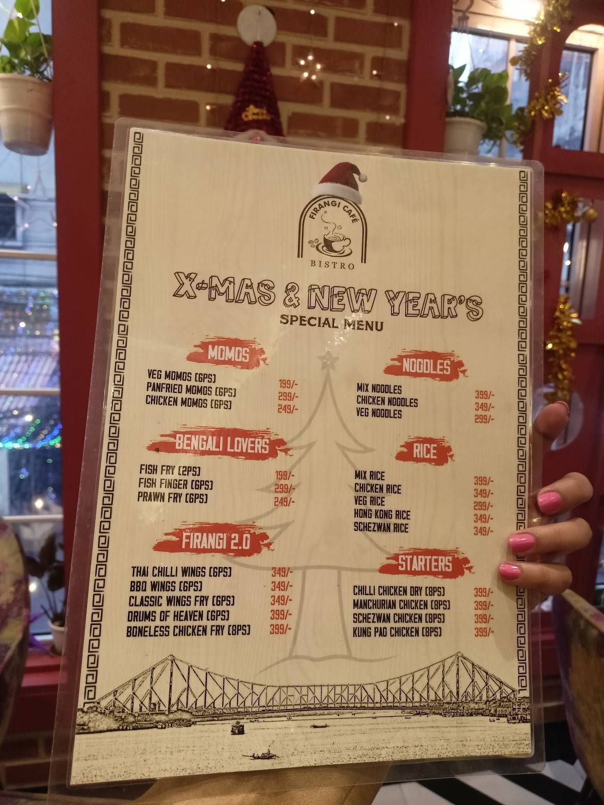 Firangi Cafe menu