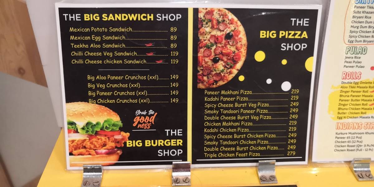 GRILL INN NIHARIKA menu
