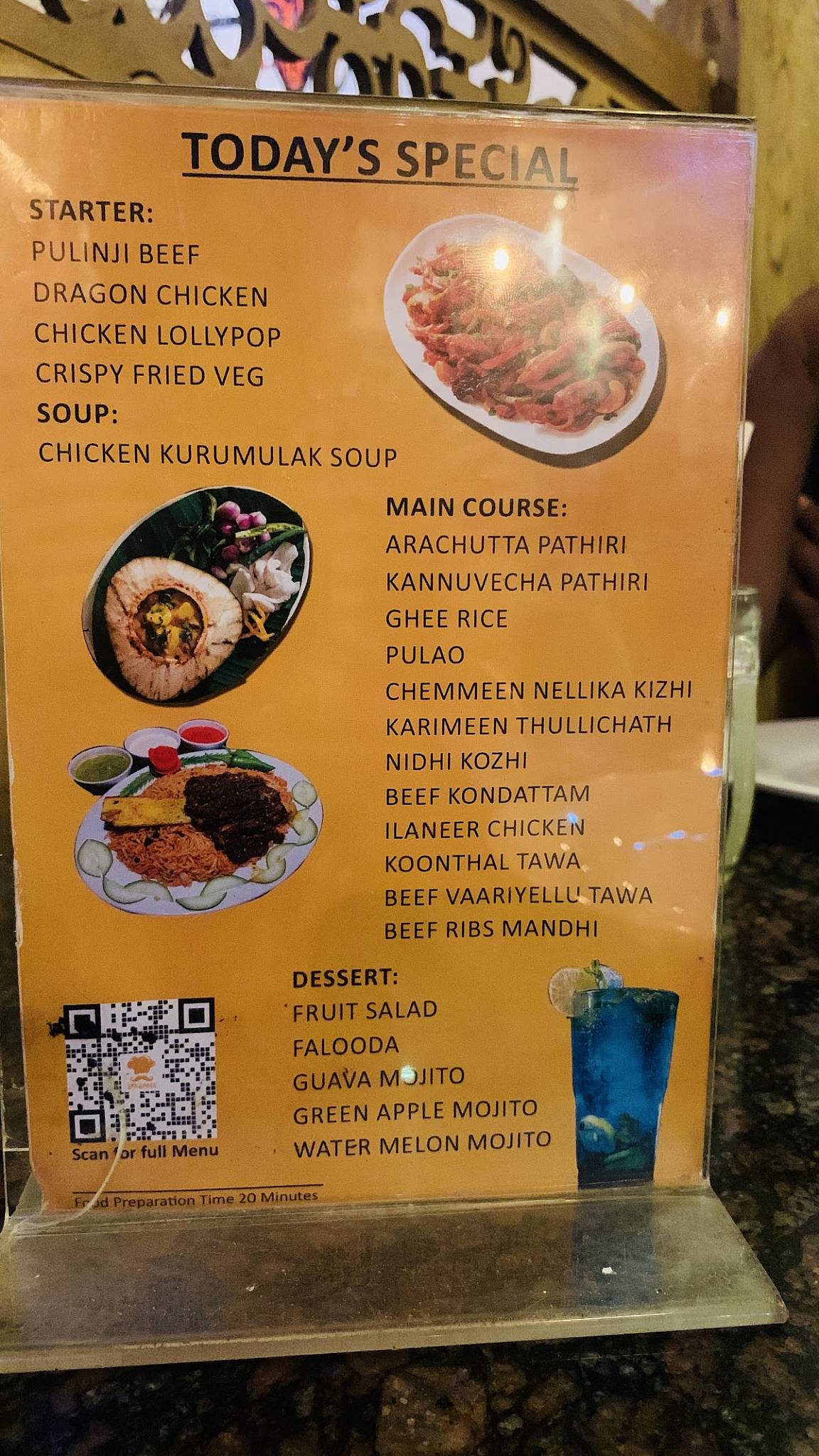 Ikkayees menu