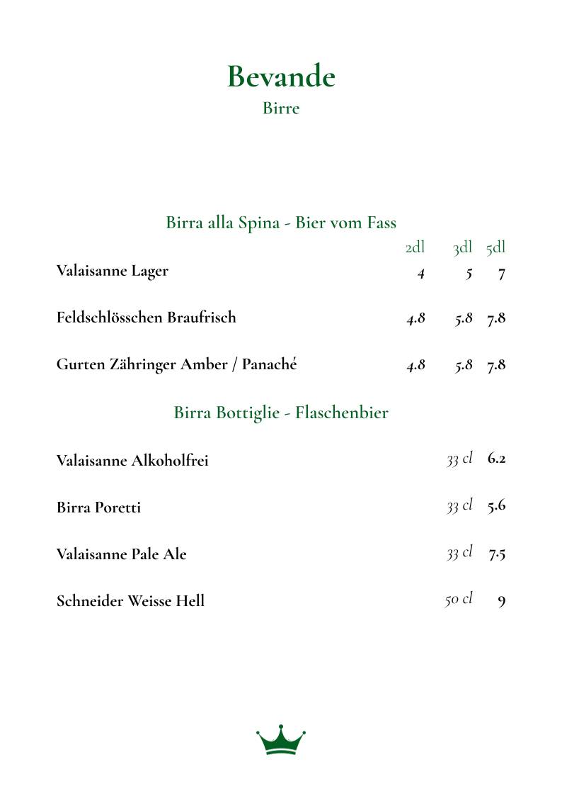 Menu di Krone 