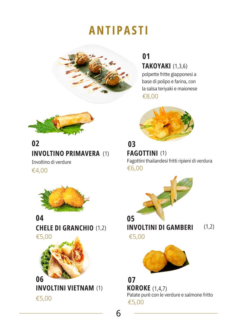 Menu di Kujira Sushi Restaurant 