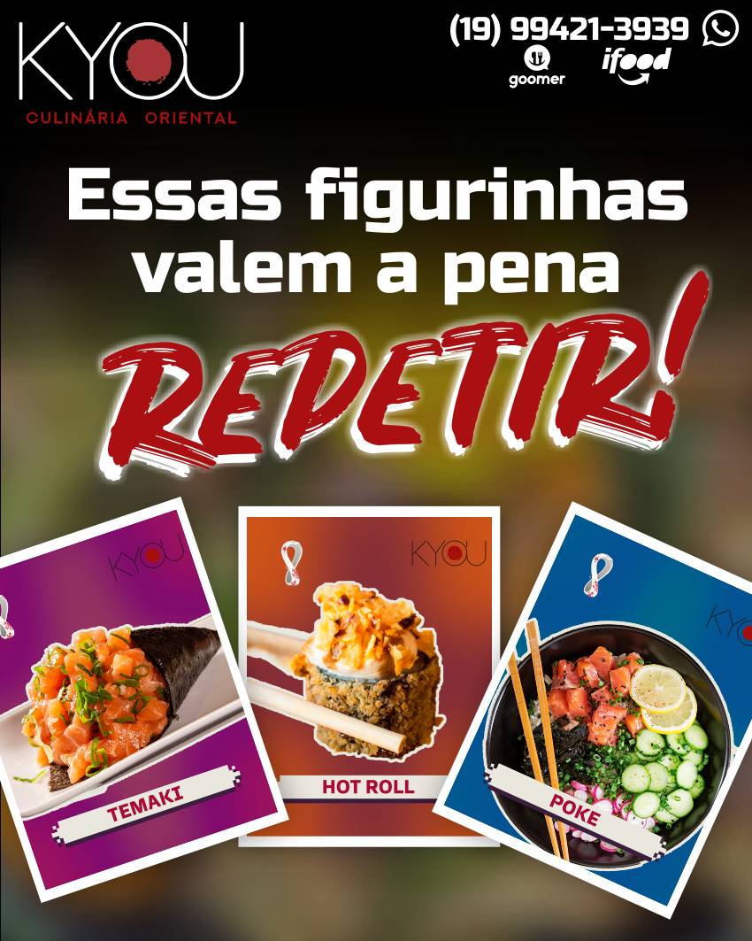 Kyou Culinária Oriental cardápio