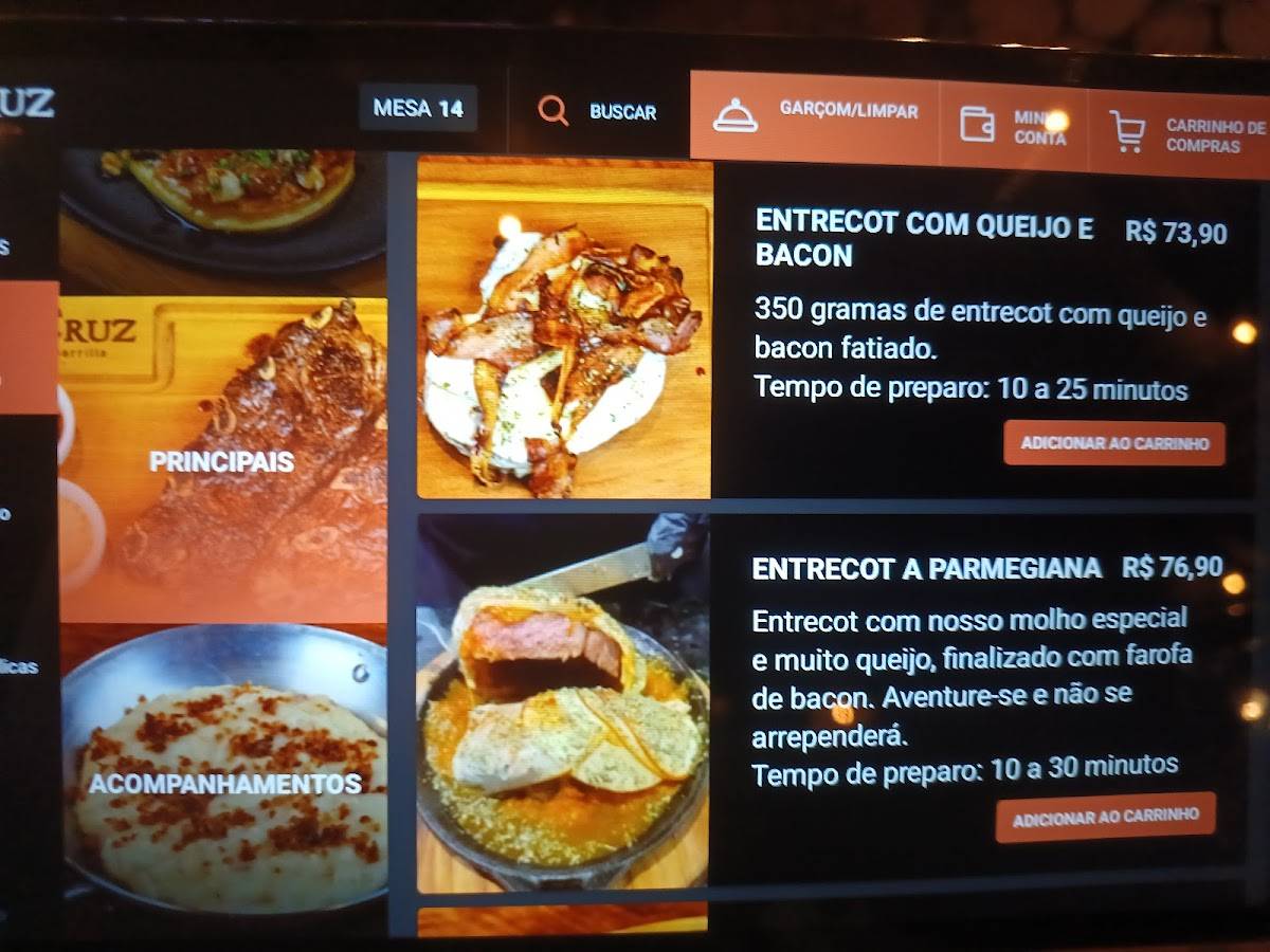 La Cruz Empório Y Parrilla cardápio