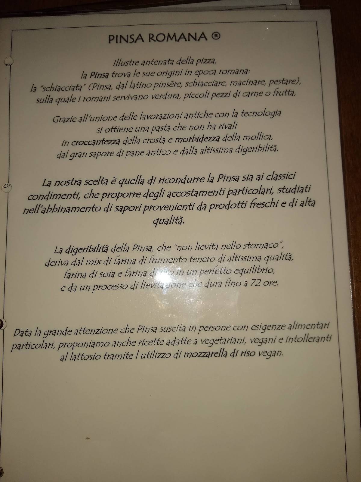 Menu di L'Albero Cocciuto 