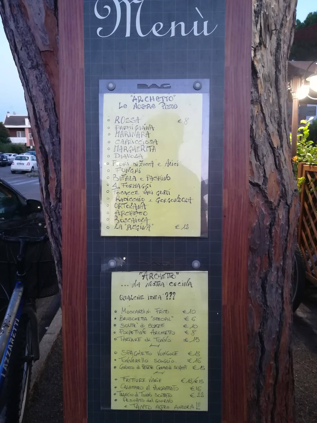 Menu di L'Archetto 