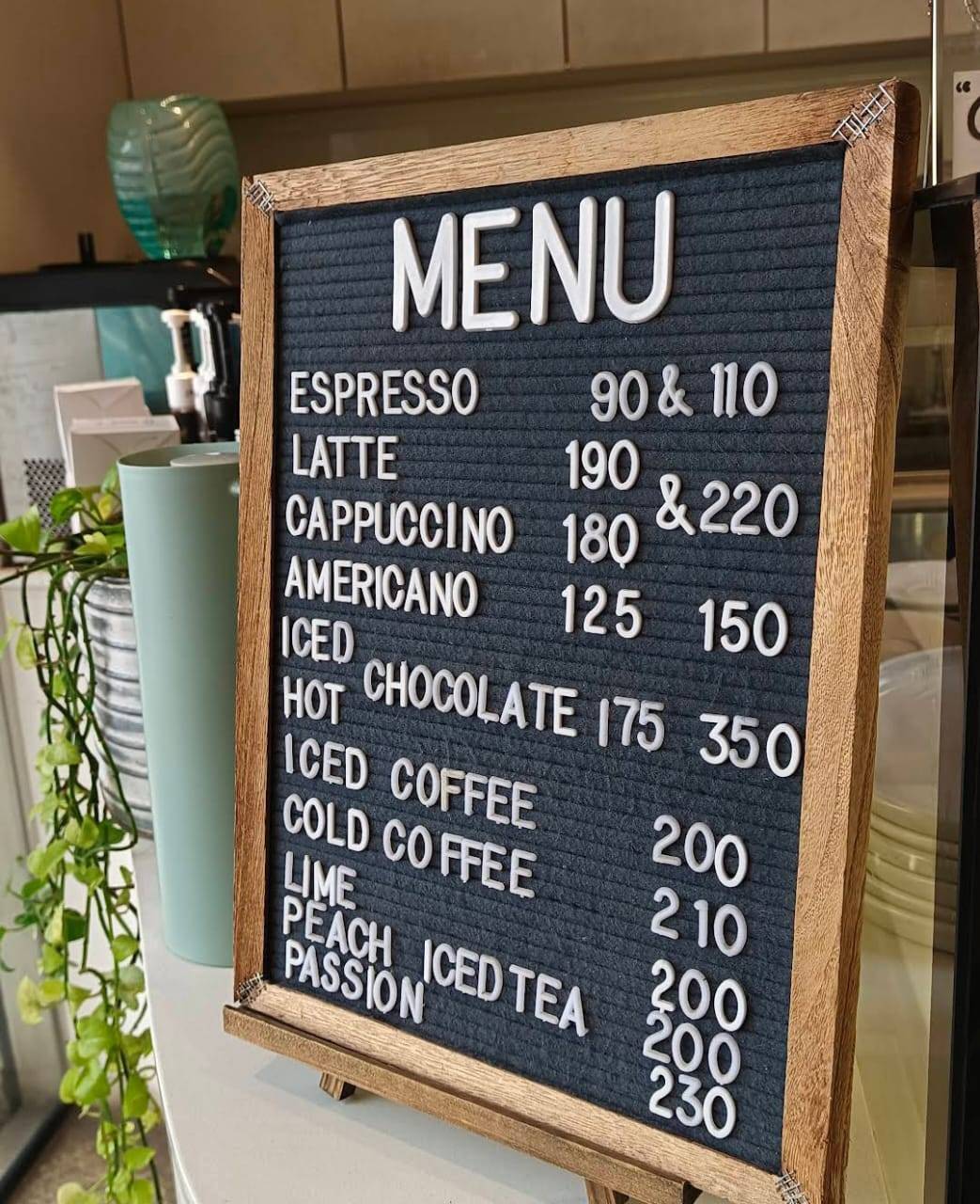 LE KENE menu