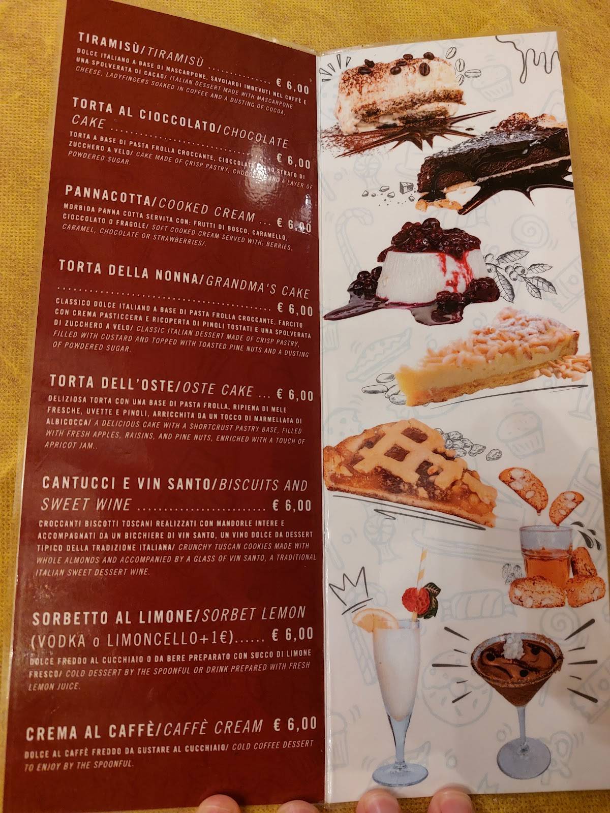 Menu di L'Oste di Lucca - Corte Compagni 