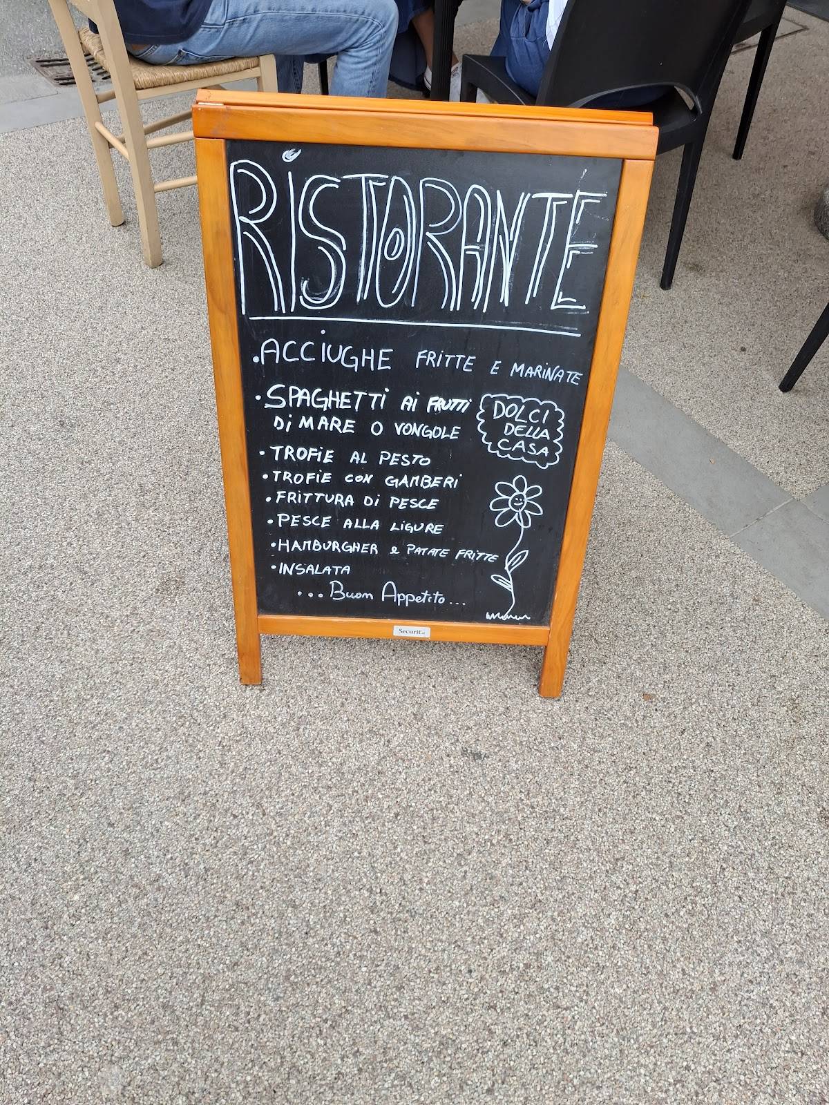 Menu di La Piroga 