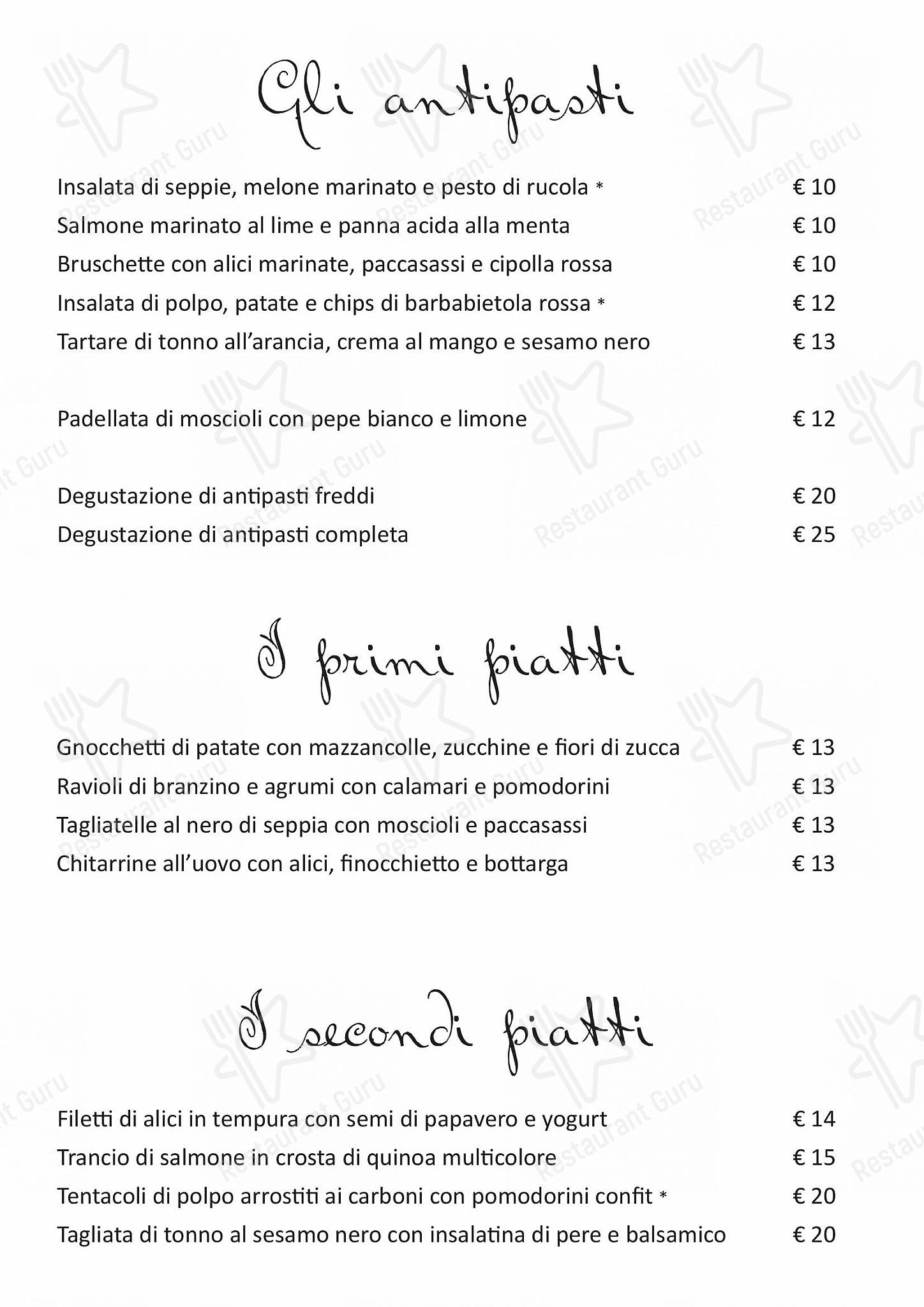 Основное меню per Ristorante la Tana del Polpo - Ancona ristorante