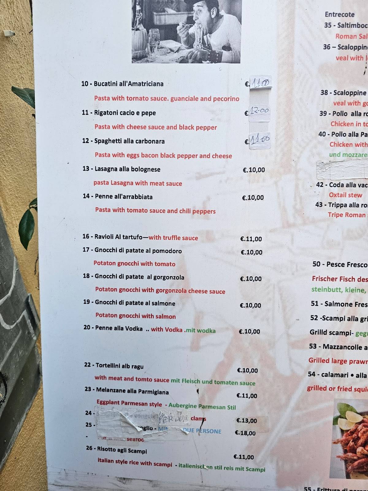 trattoria la tavernetta da ianni