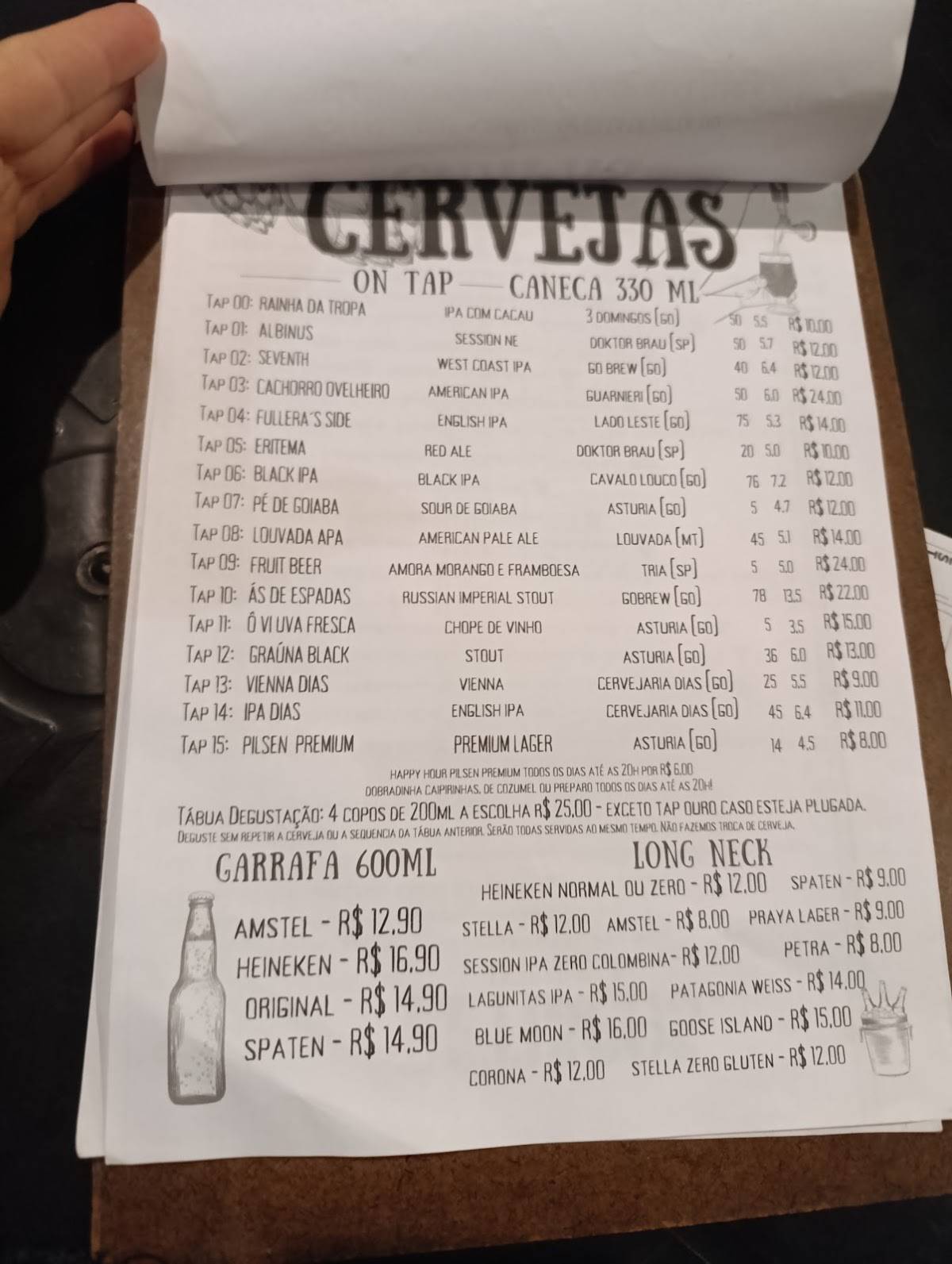 Lado Leste Cervejaria cardápio