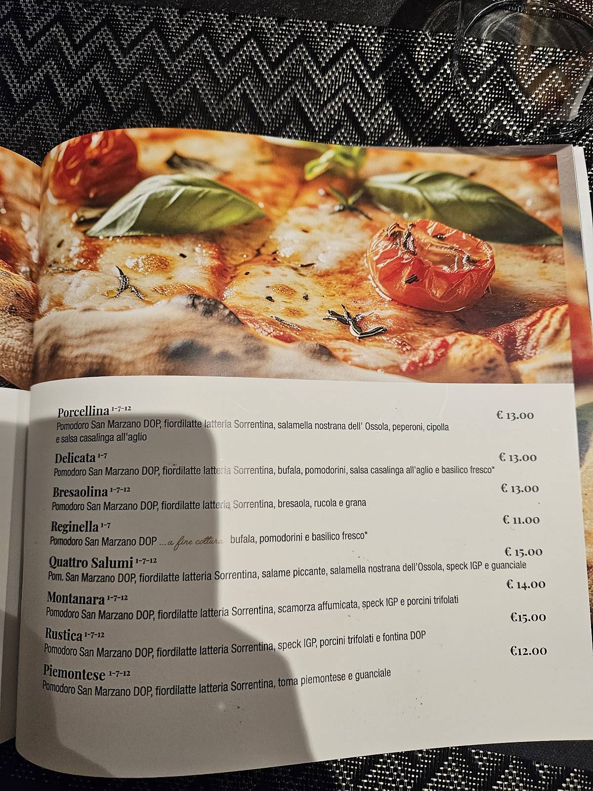 Menu di L'alchimista 