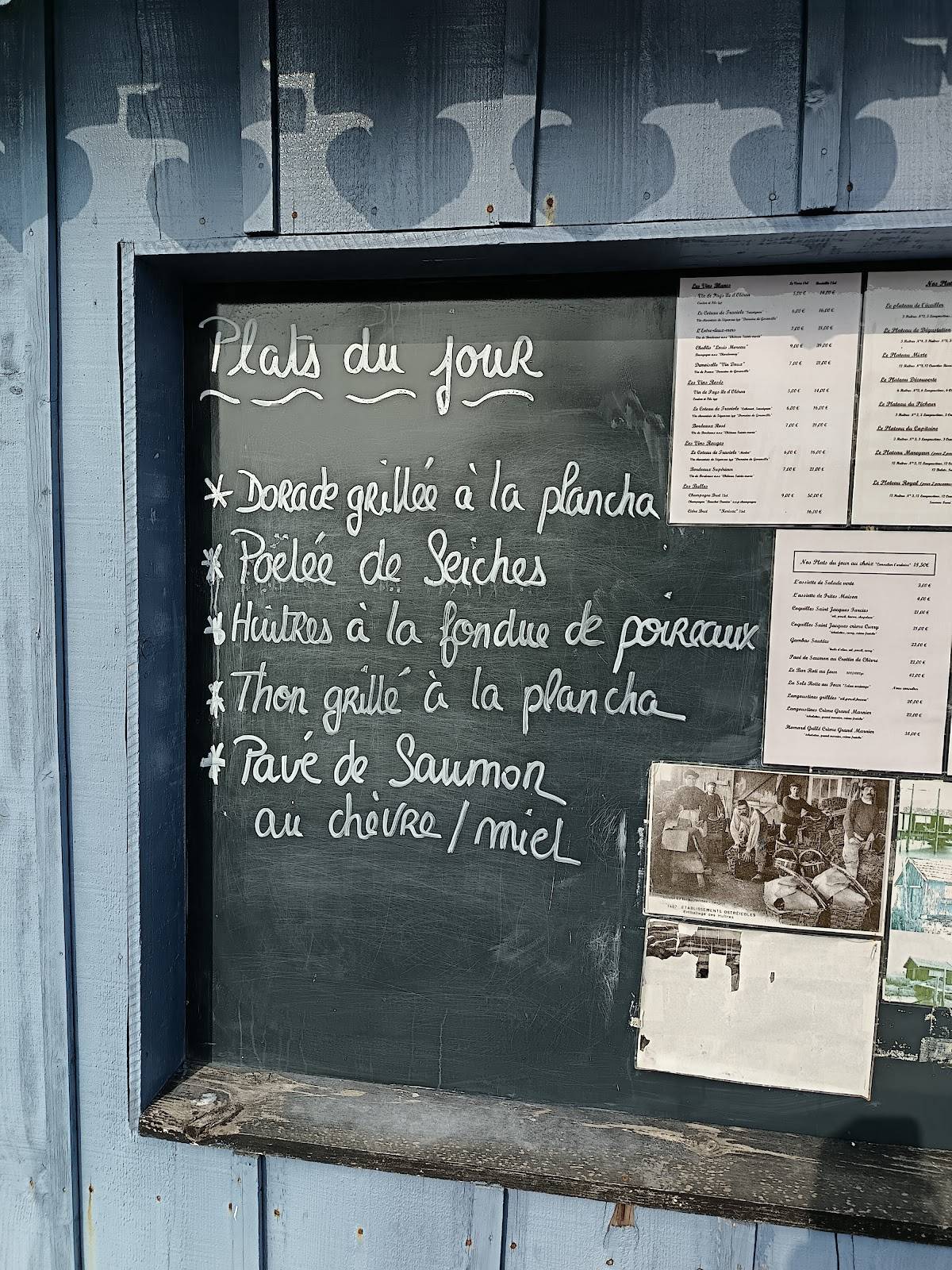 Menu de Le Cayenne Marennes