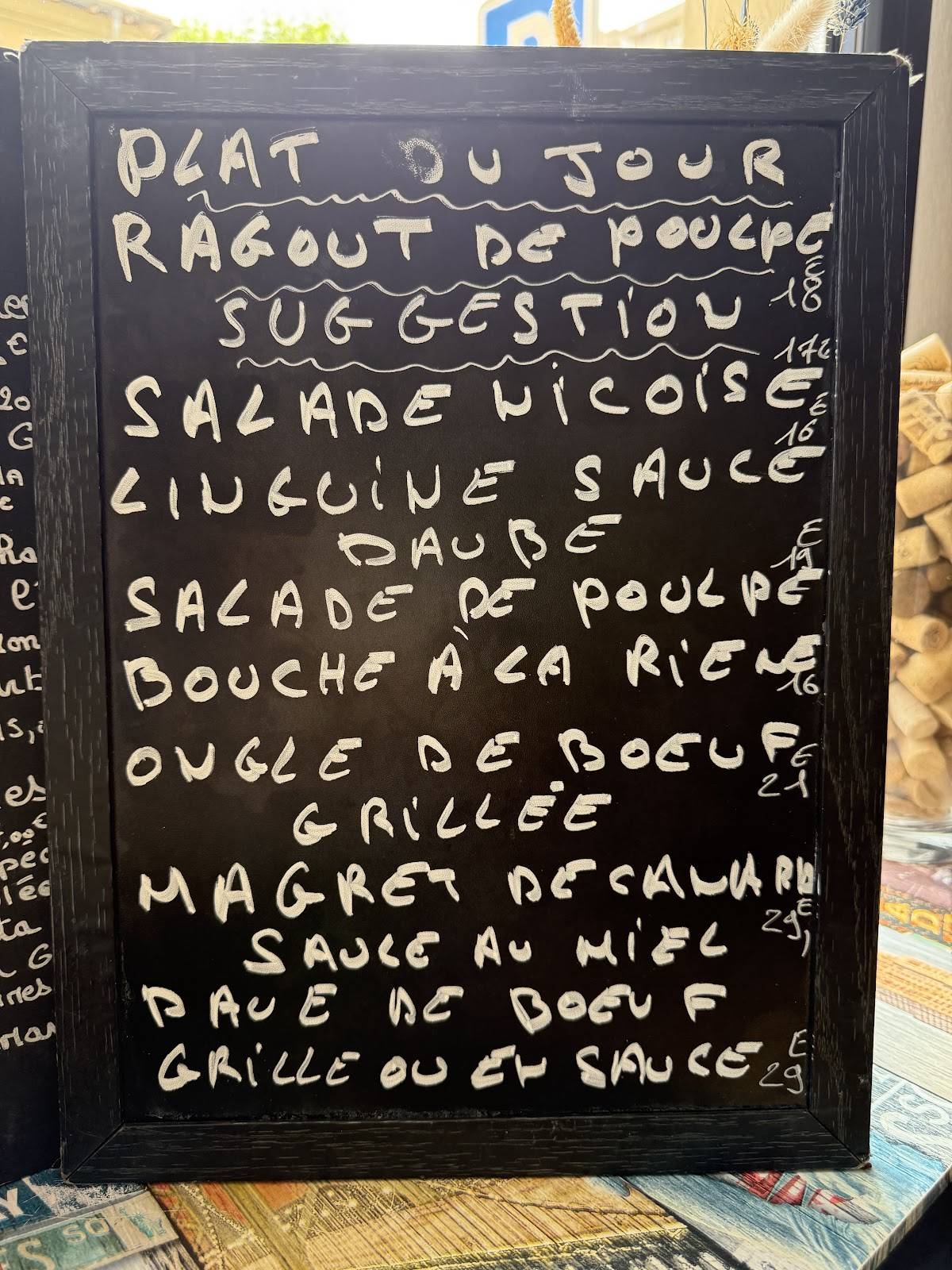Menu de Eleven