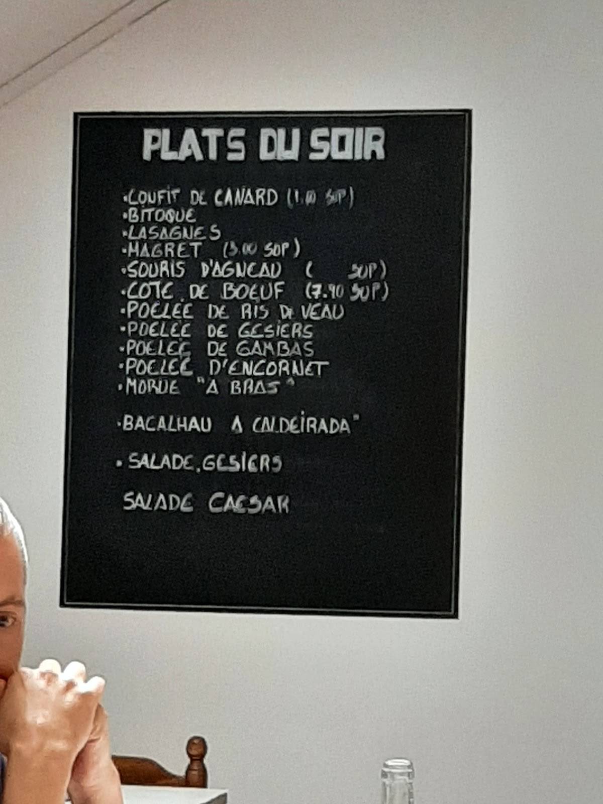 Menu de Le Resto Lons