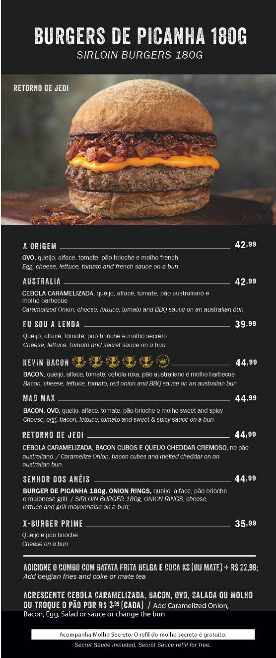 LeMax Hamburgueria - Olegário Maciel (Barra da Tijuca) cardápio