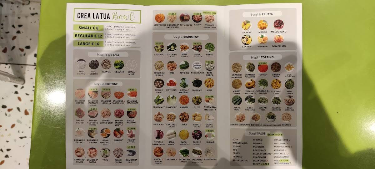 Menu di LittleFishPoke 