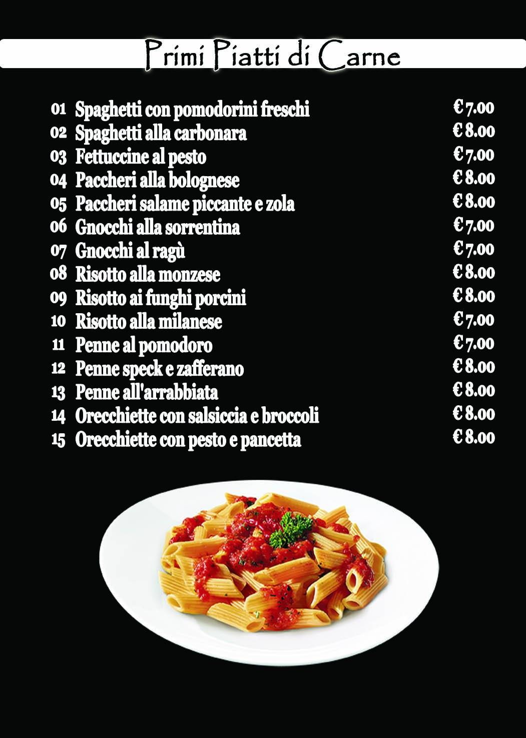 Menu di Lollipop Ristorante Pizzeria Cassina De Pecchi 
