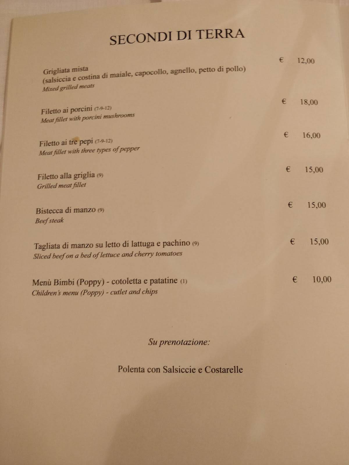 cantina del moro da bebo