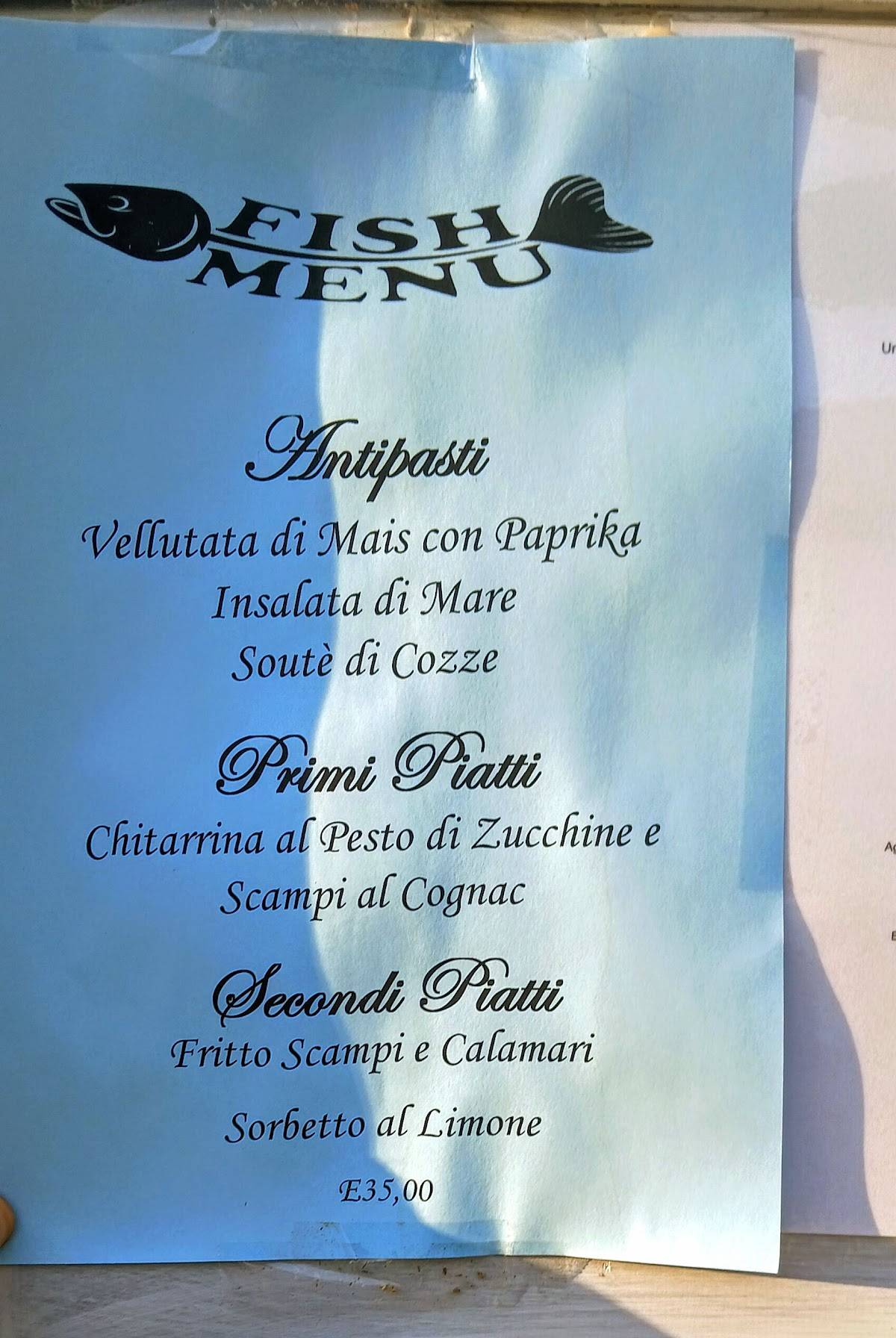 Menu di Lu Scaricarelle 