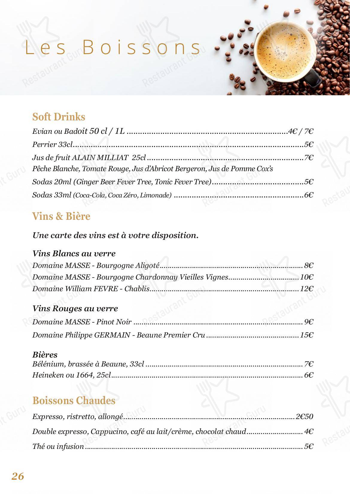Menu pour LunchBox, salle à manger végétarienne ayurvédique - Menu