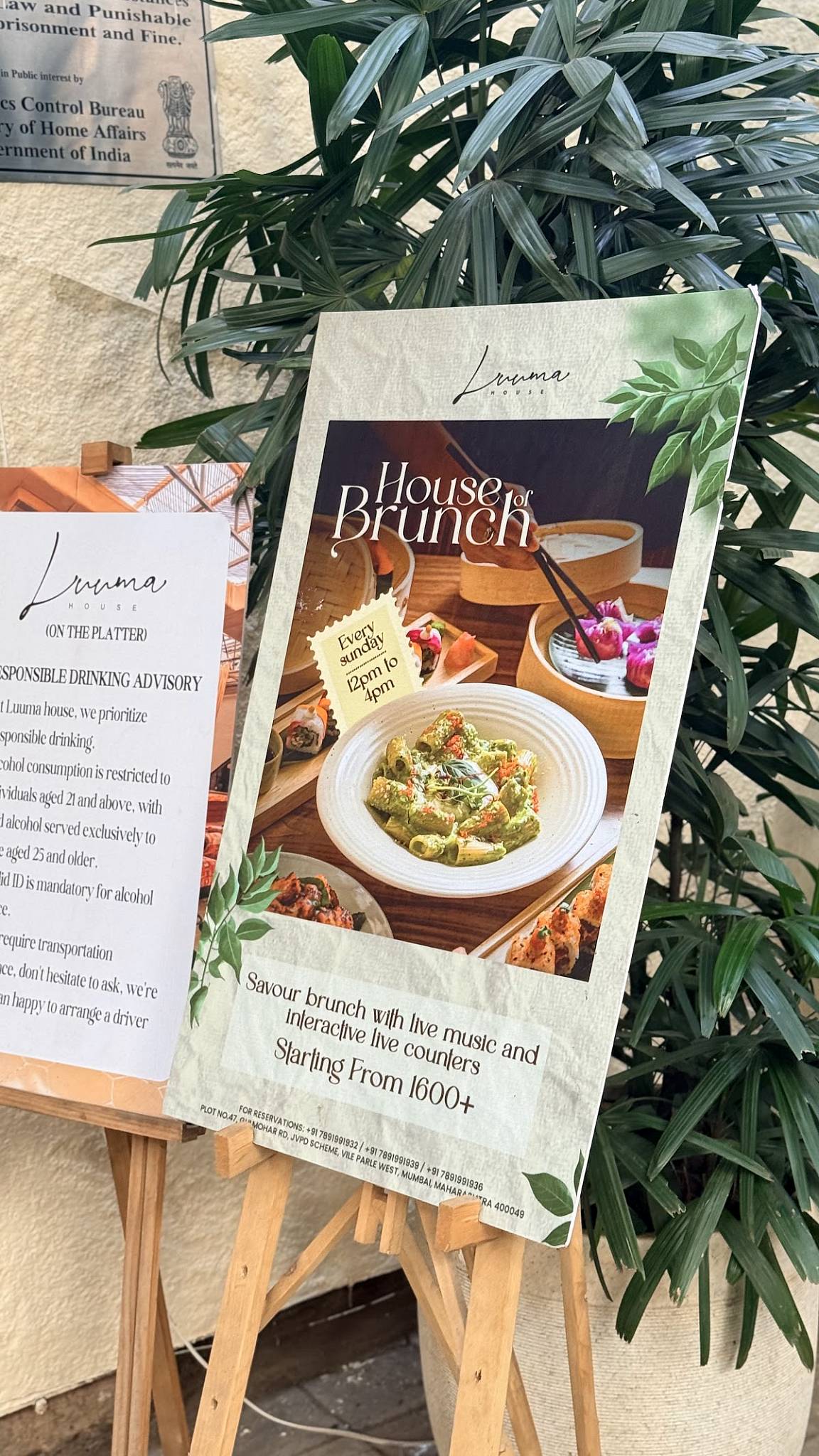 Luuma House menu