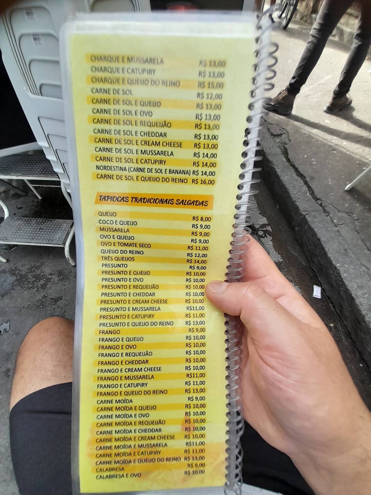 MARIKOTA TAPIOCA RENDADA cardápio