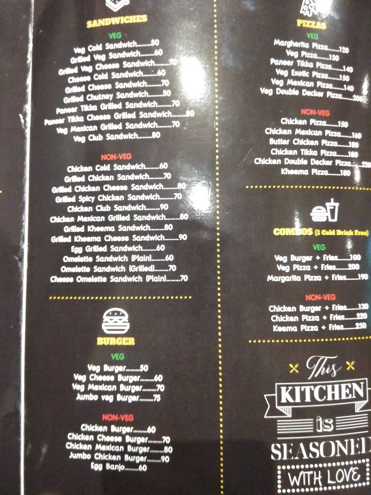 MUNCH Cafe & Resto menu