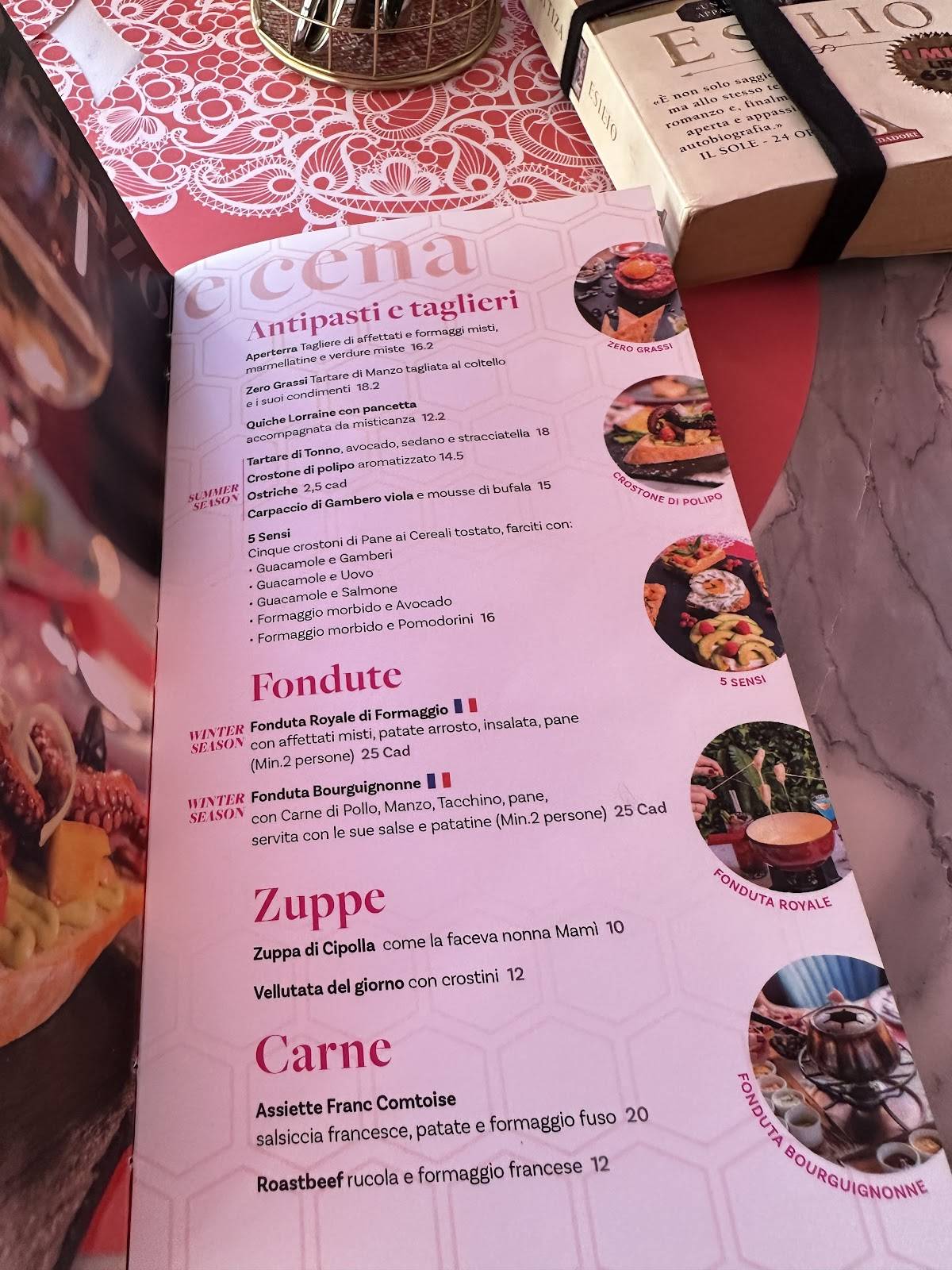 Menu di Mamí Bistrot 