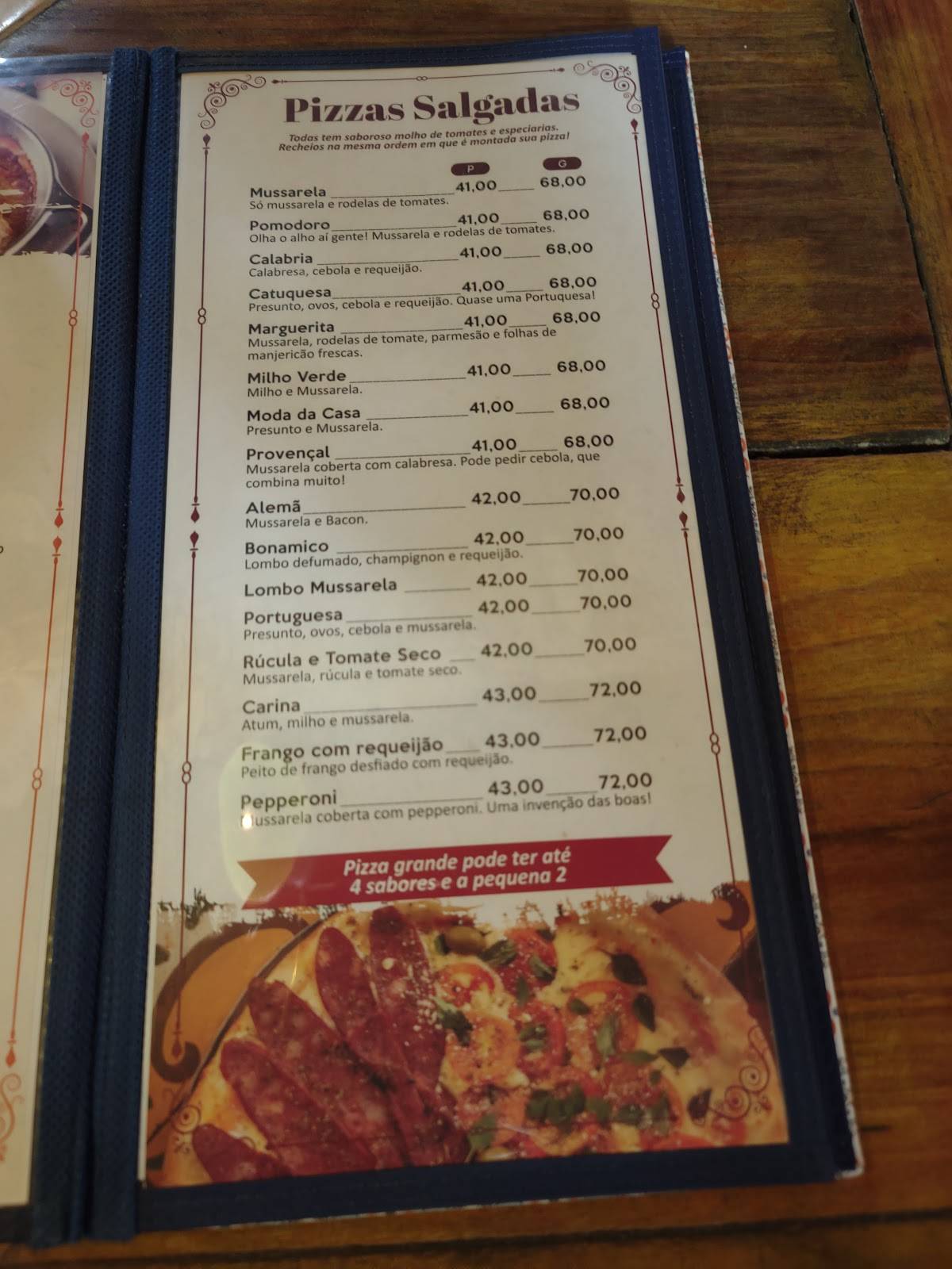 Pizzaria Del Popollo cardápio