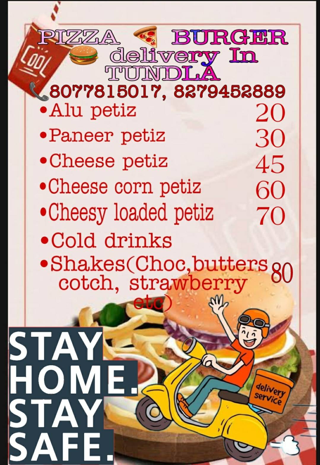 Magic Cakes & Bakers menu