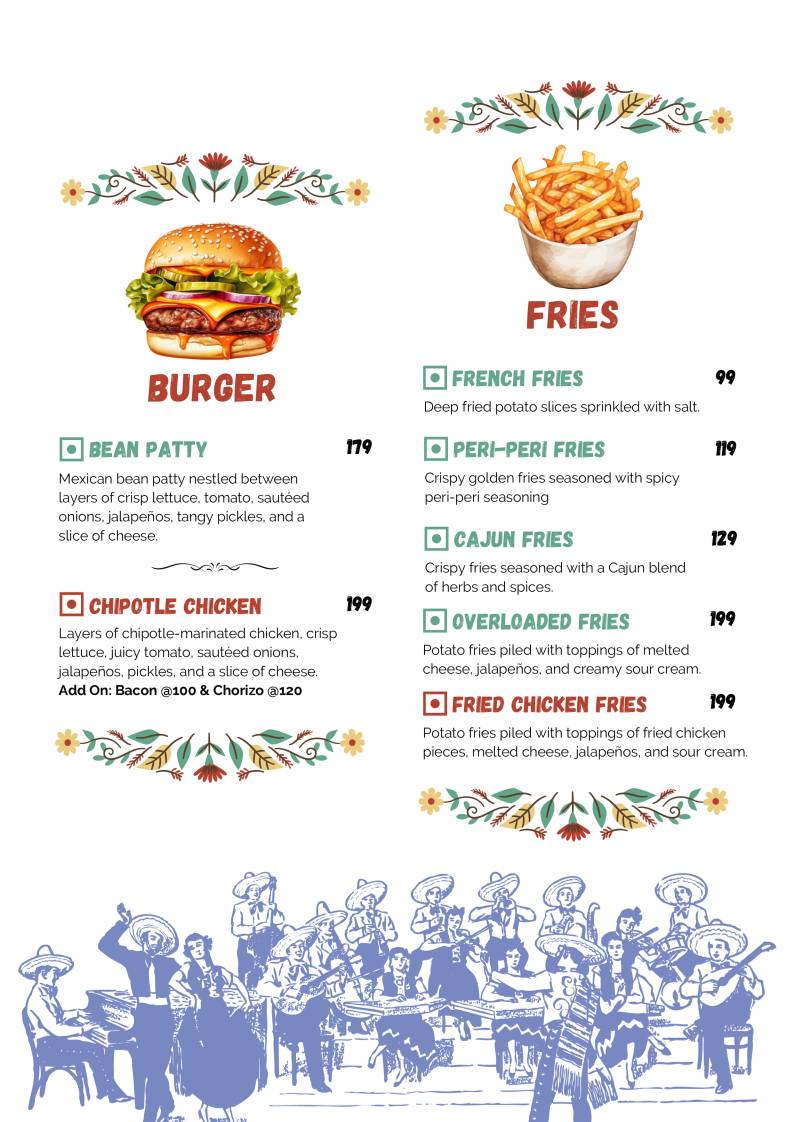 Mamma Taco - Jaipur's First Authentic Mexican Restaurant menu