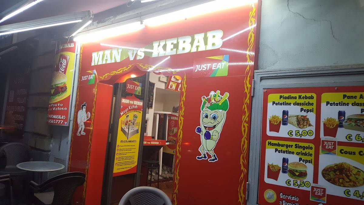 Menu di Man Vs Kebab 