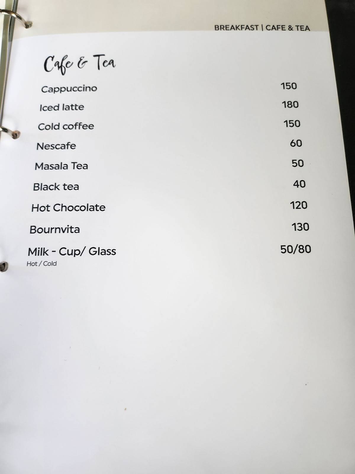 Mangrove Multi cuisine restaurant menu