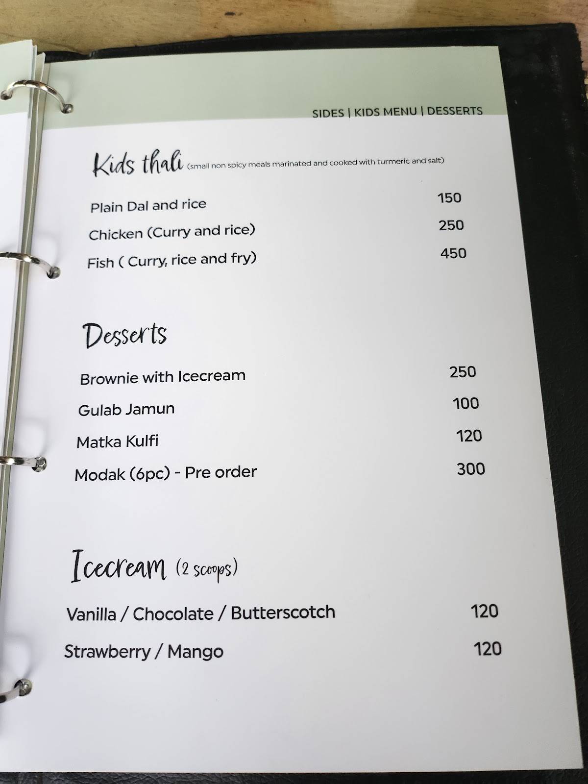 Mangrove Multi cuisine restaurant menu