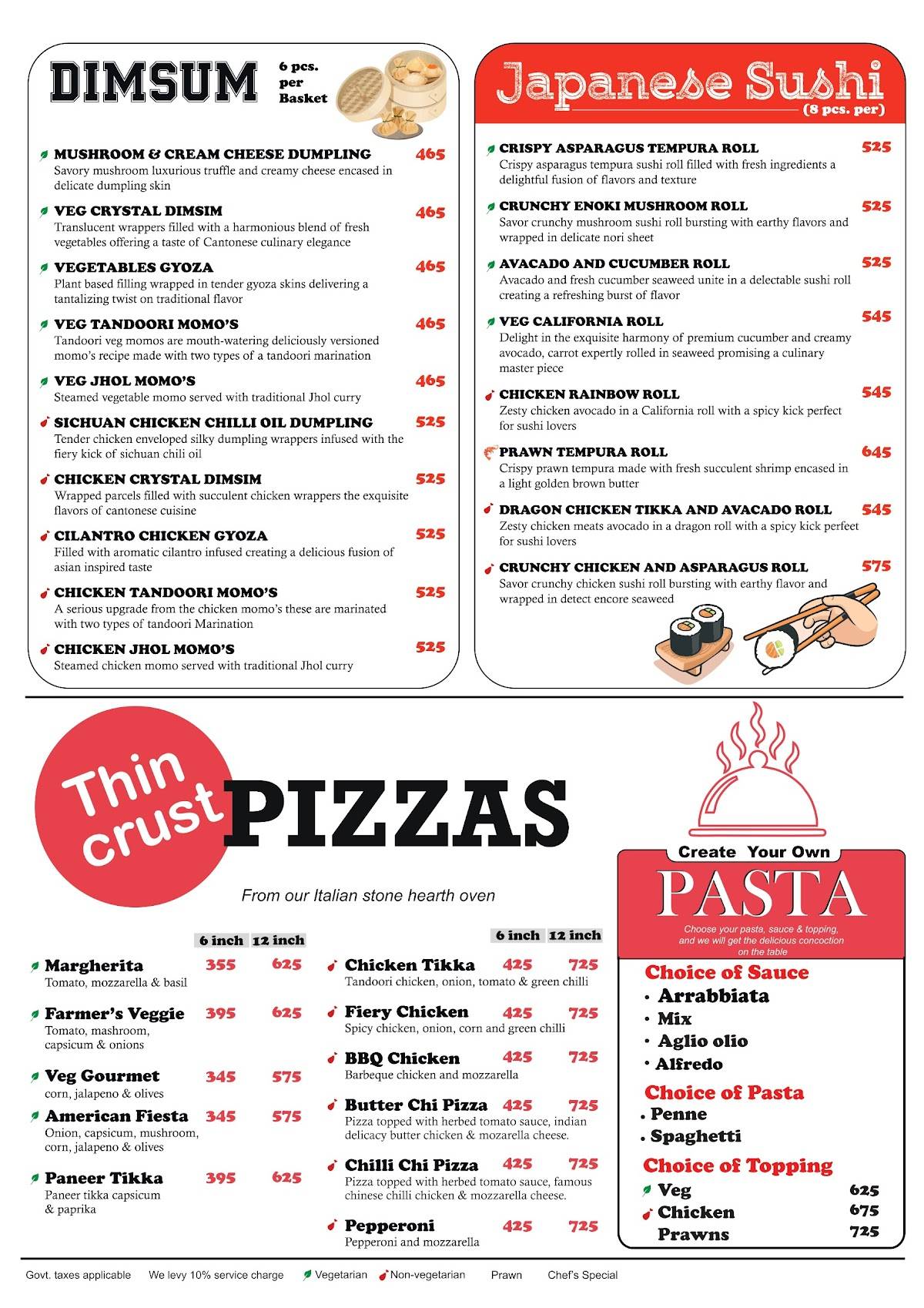 Manhattan Bar & Brewery menu