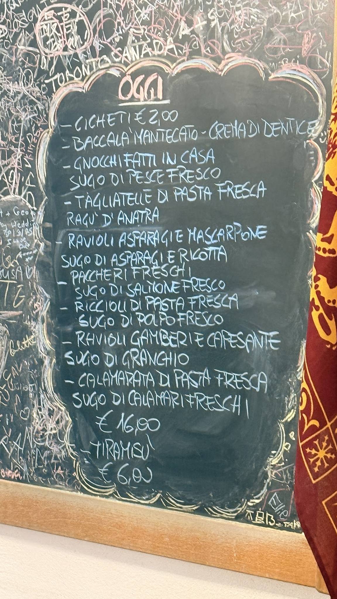 Menu di Mare Magno 