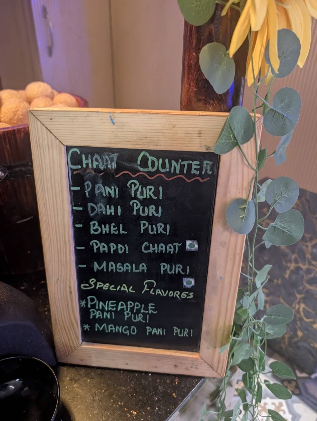 Masterpiece Buffet menu