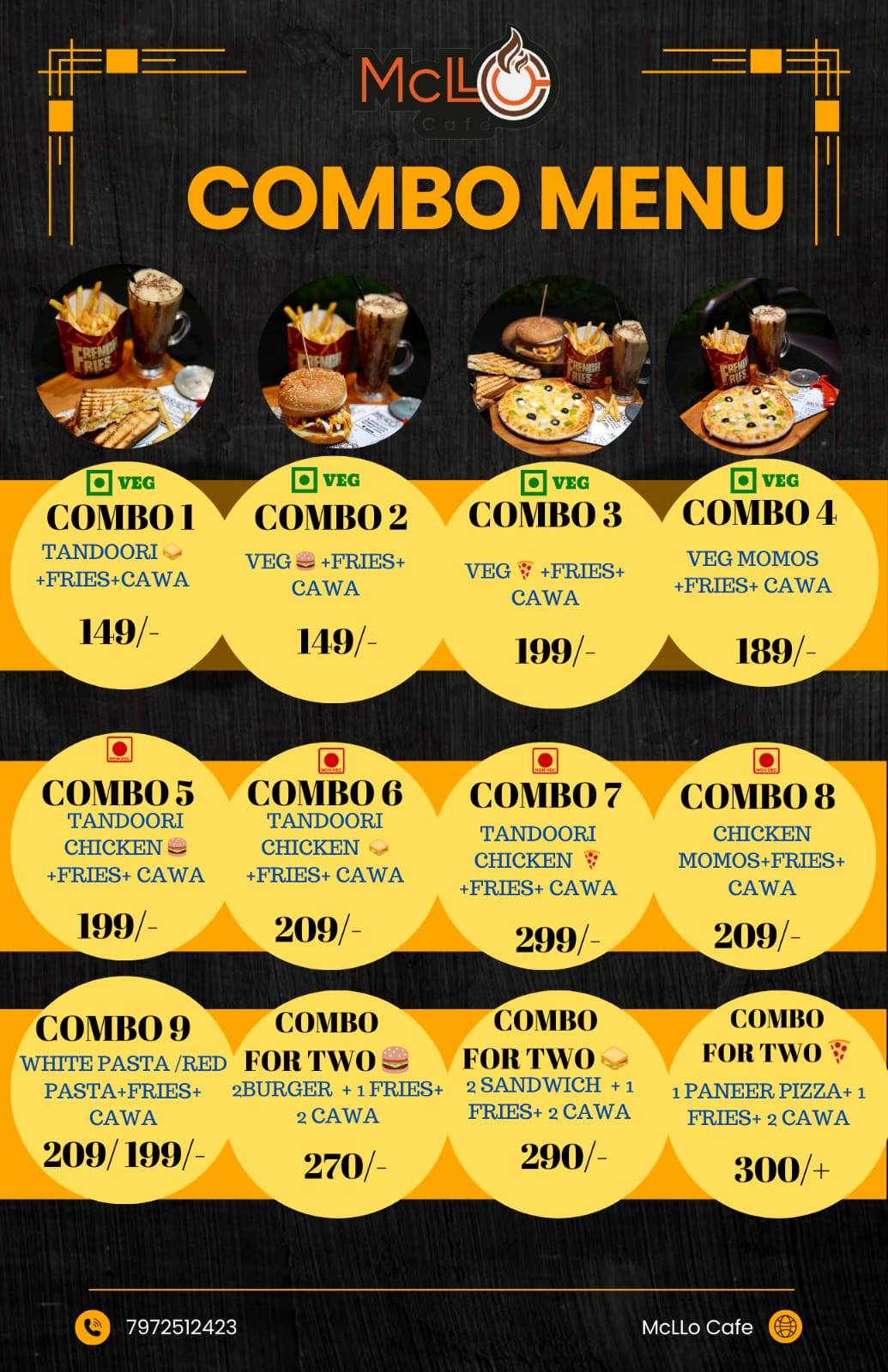 McLLo Cafe / Best cafe in Talegaon menu