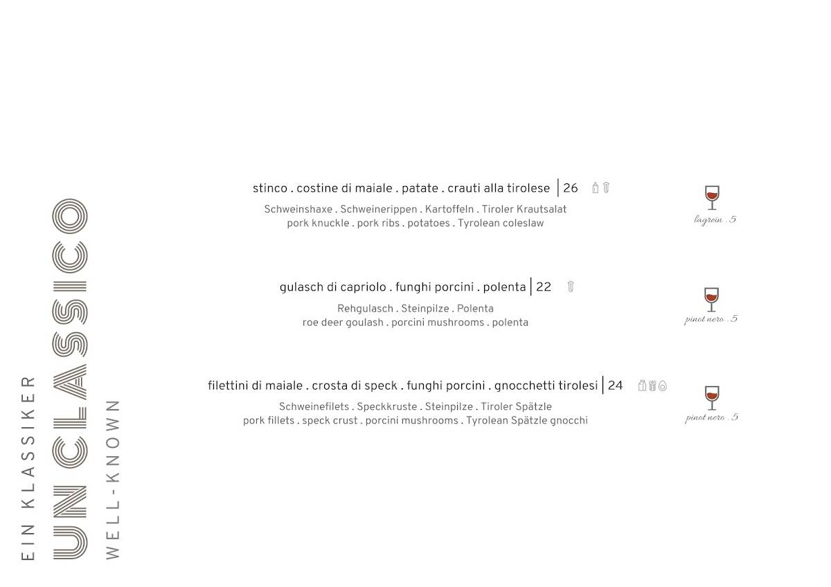 Menu di Ristorante Pizzeria L´ Medel 