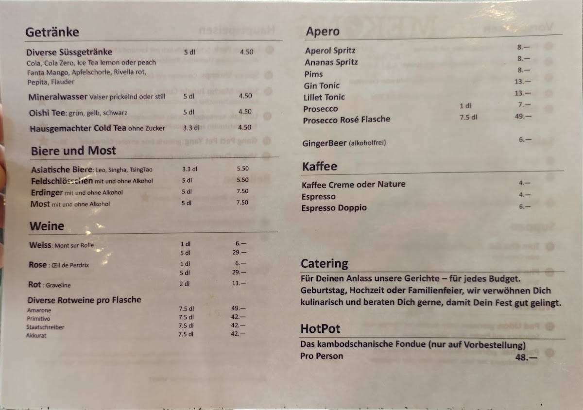 Menu di Mekong Asia 