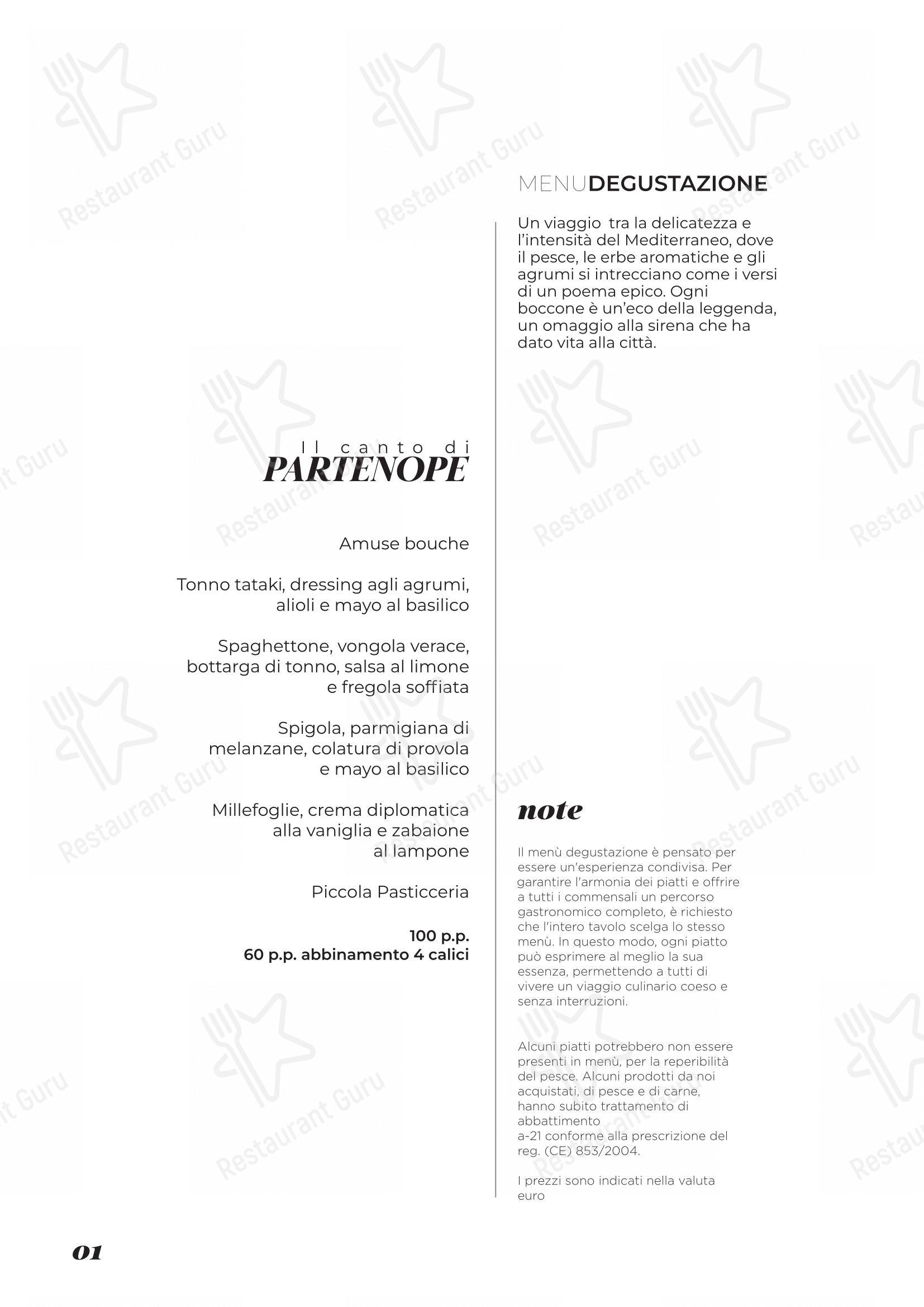 菜单 per Michelasso Ristorante Gourmet a Napoli in Napoli
