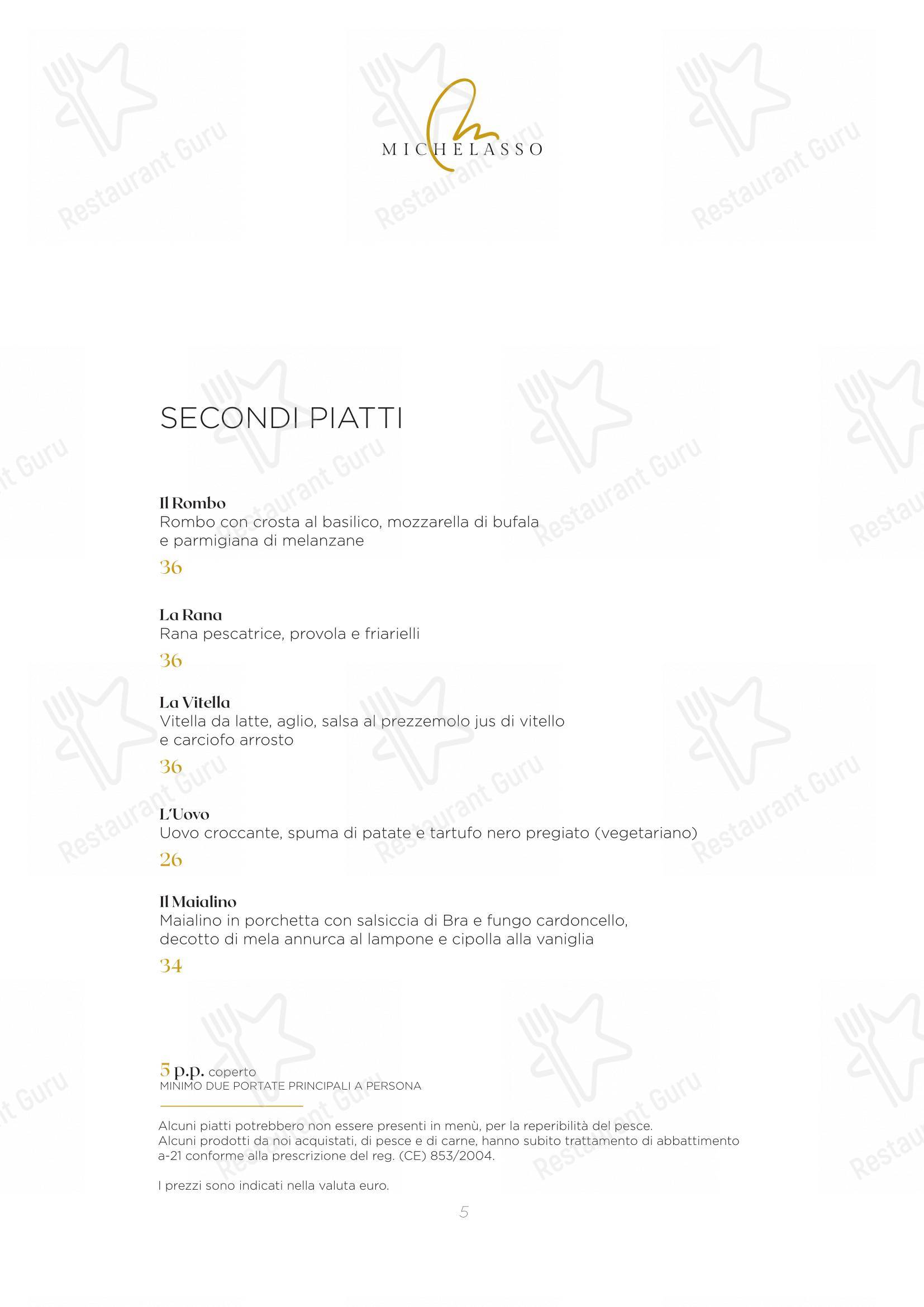 Michelasso Ristorante Gourmet a Napoli in Napoli - Menu