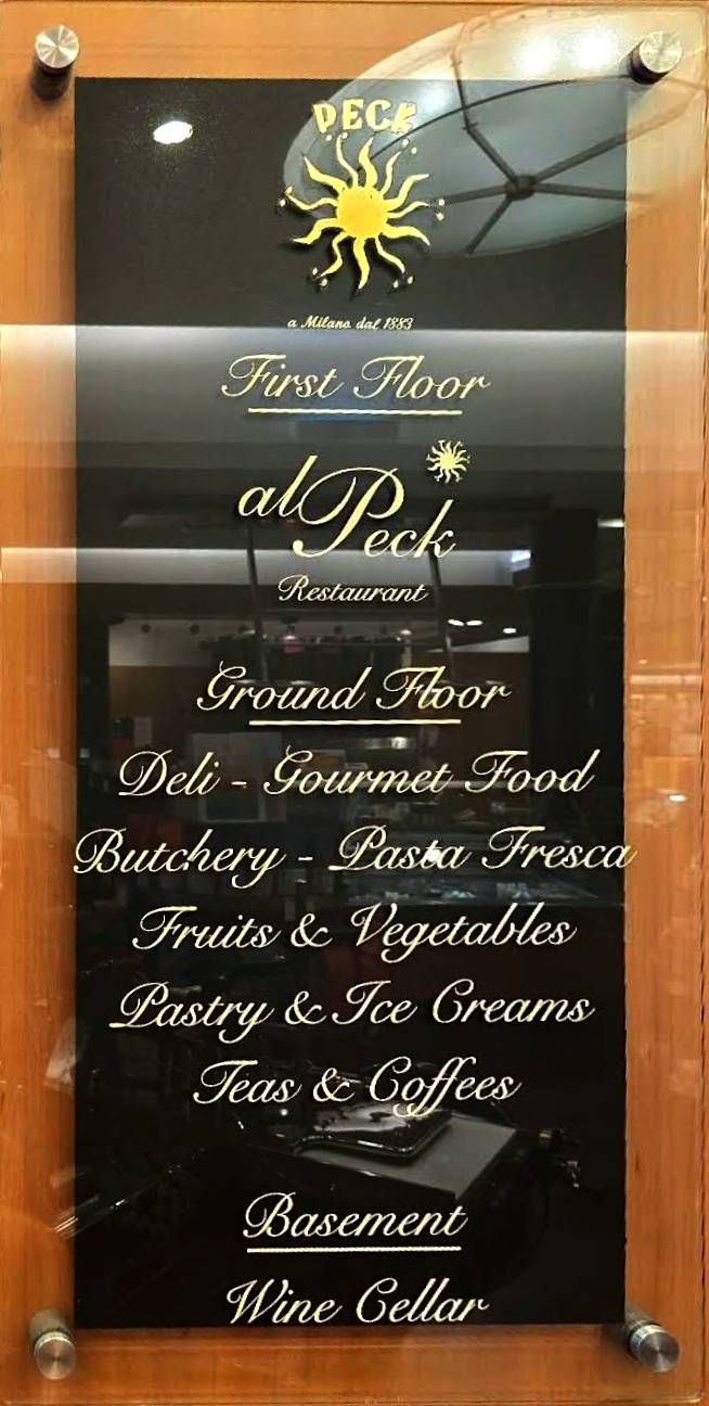 Menu di Peck - Flagship 