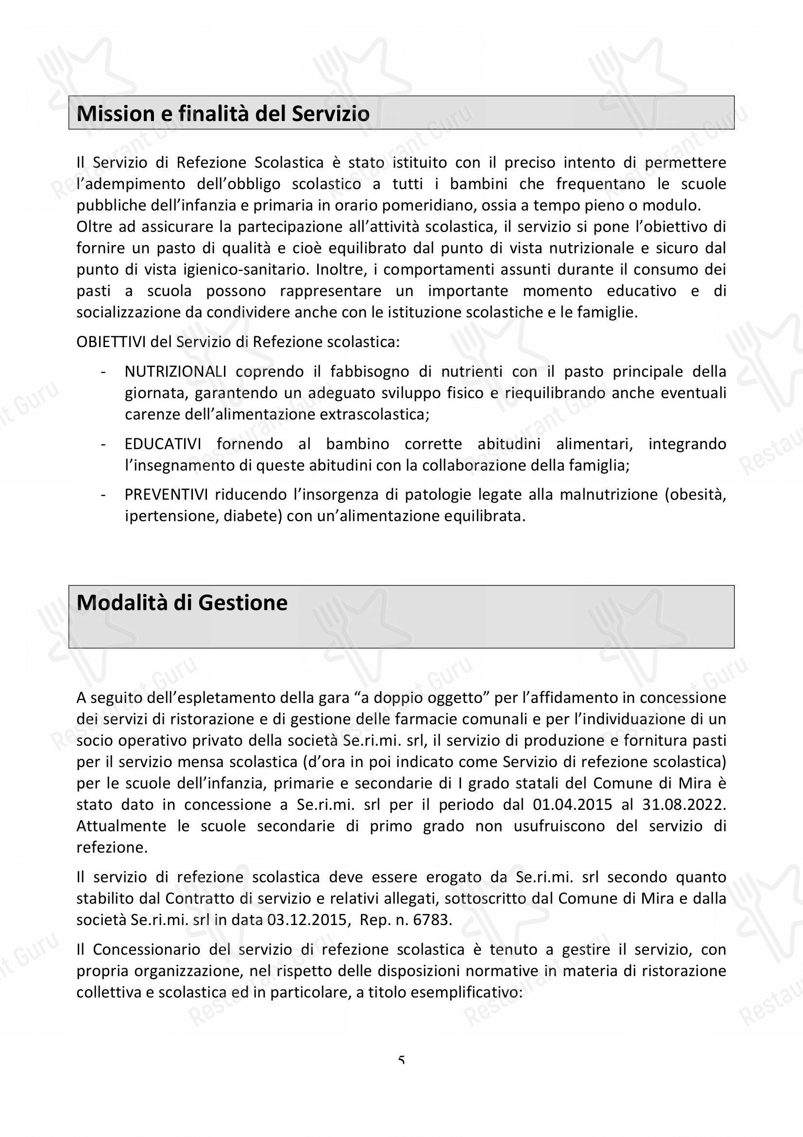 Menu di SERIMI - Breakfast Menu