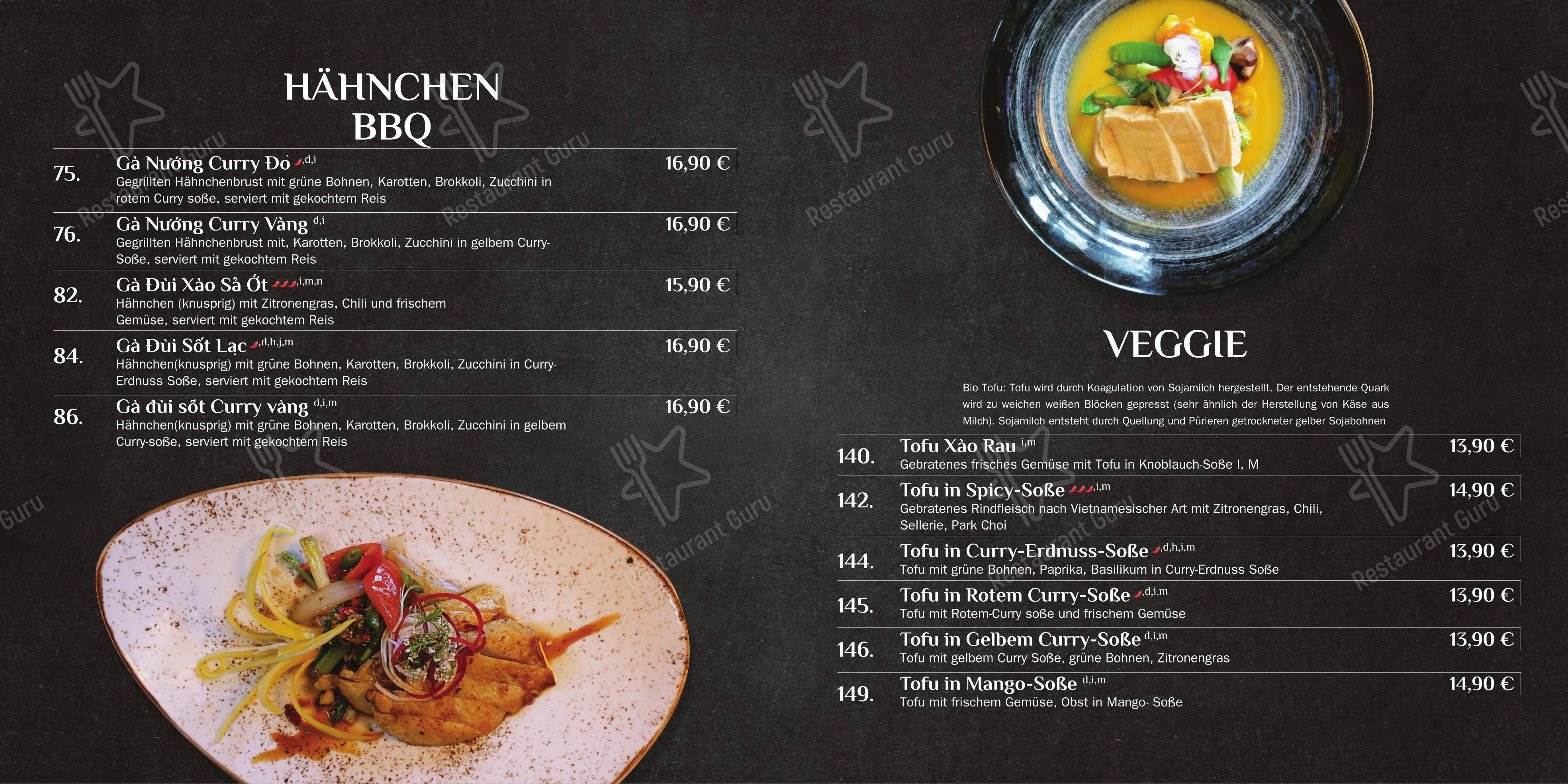 Speisekarte von Miss Viet Kitchen restaurant, Müllheim