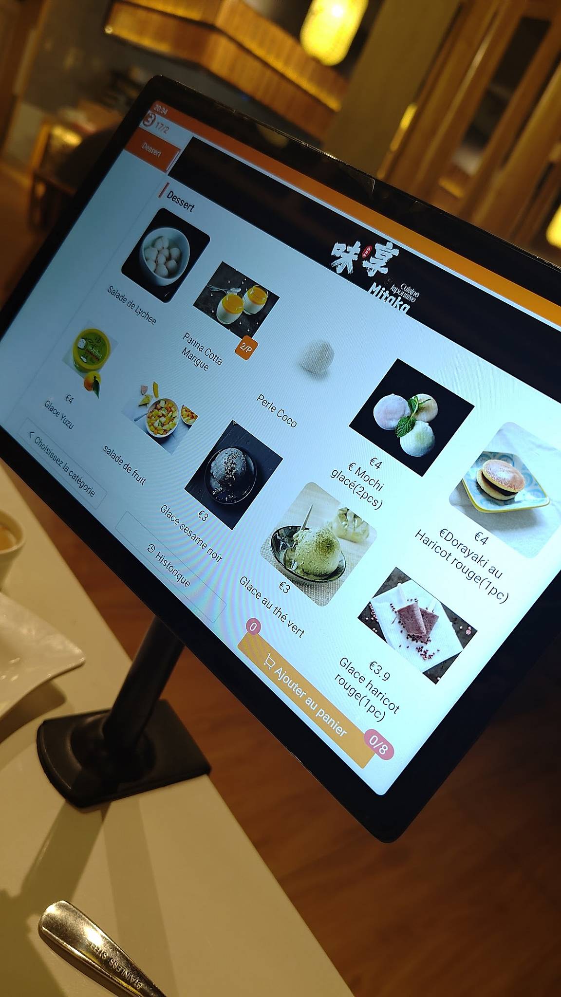 Menu de Mitaka