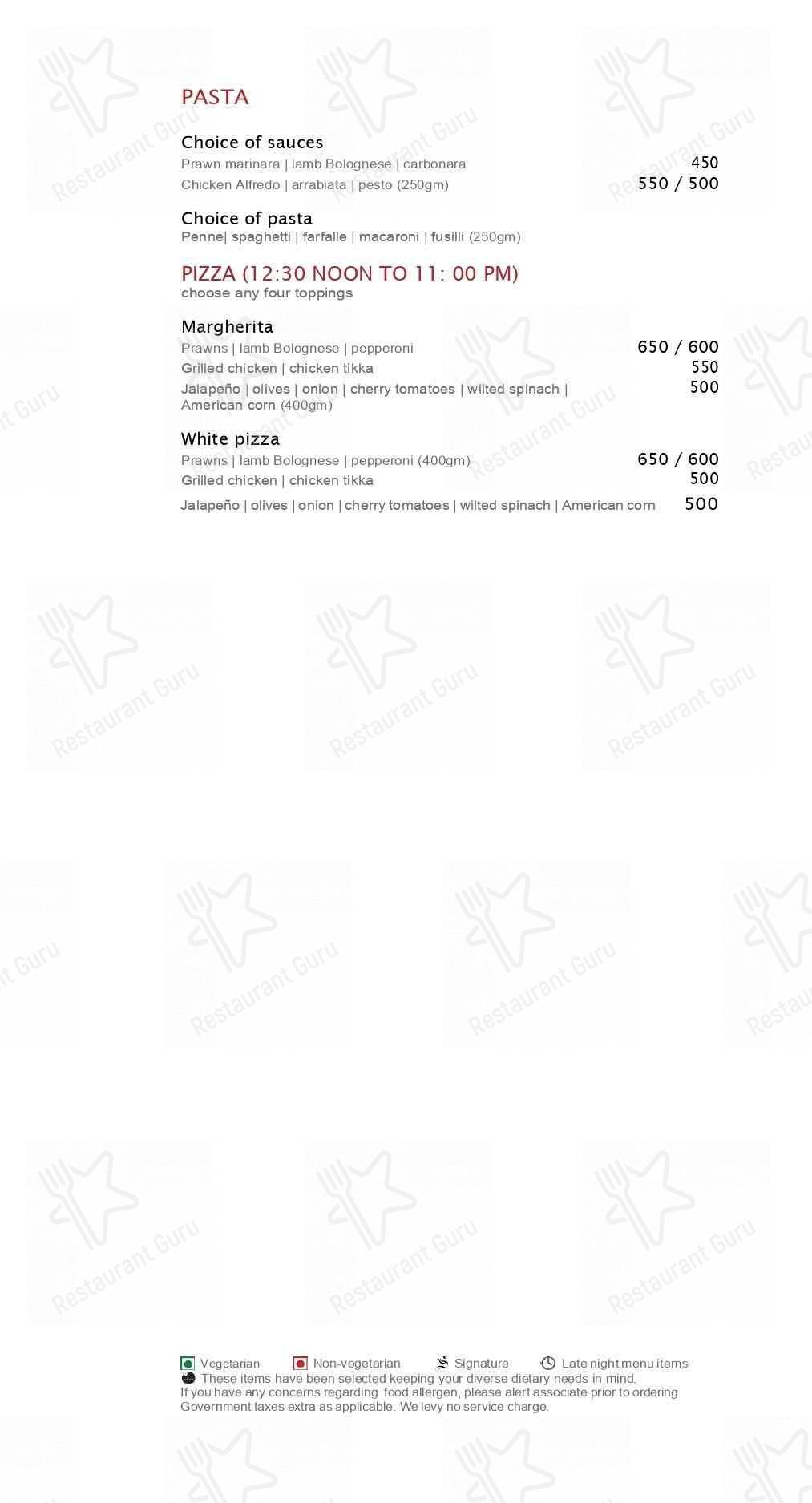 Raipur Kitchen- Courtyard By Marriott menu